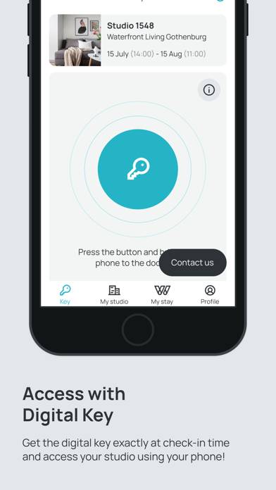 Waterfront Cabins App skärmdump