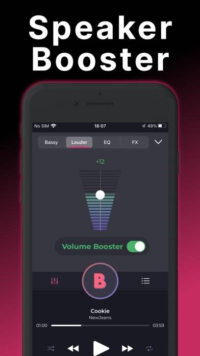 Bass Booster & Music EQ: BASSY App screenshot