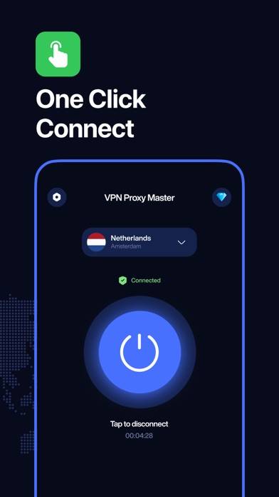 Super VPN Fast Proxy Master Capture d'écran de l'application #2