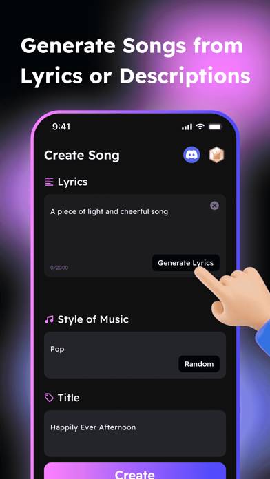 AI Music & Song Maker SingerAI App screenshot #2