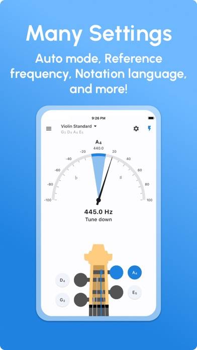 Violin Tuner App screenshot #4