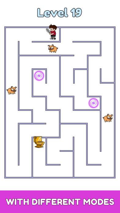 Maze Escape: Toilet Rush Schermata dell'app #2
