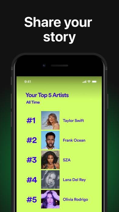 Spotistats for Spotify Stats Schermata dell'app #5