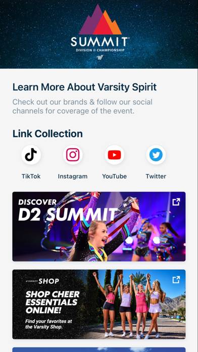Varsity Spirit Events App screenshot #3
