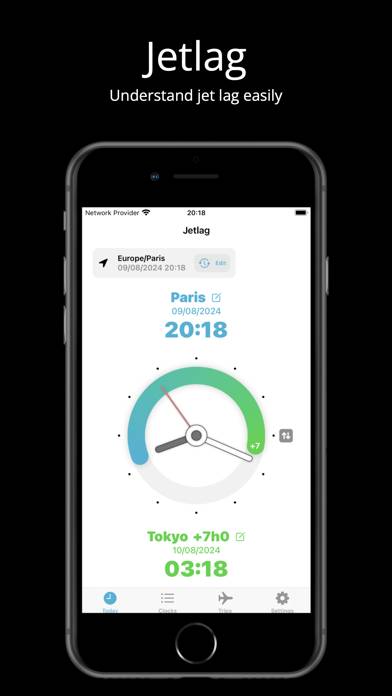 Jetlag - Time zone screenshot