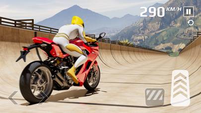 Superhero Moto Stunts Racing Capture d'écran de l'application #2
