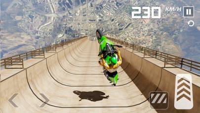 Superhero Moto Stunts Racing Capture d'écran de l'application #3