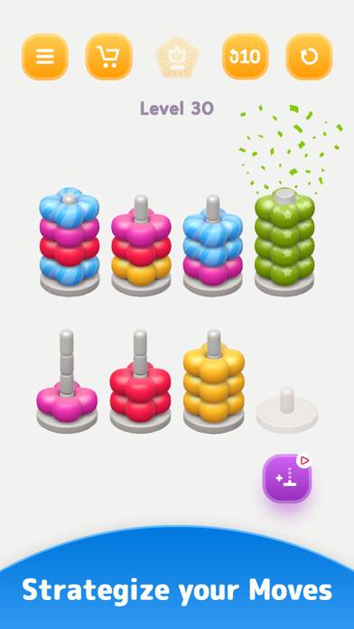 Color Sort 3D  Hoop Puzzle App skärmdump #2