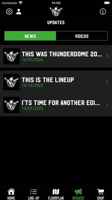 Thunderdome 2024 App-Screenshot