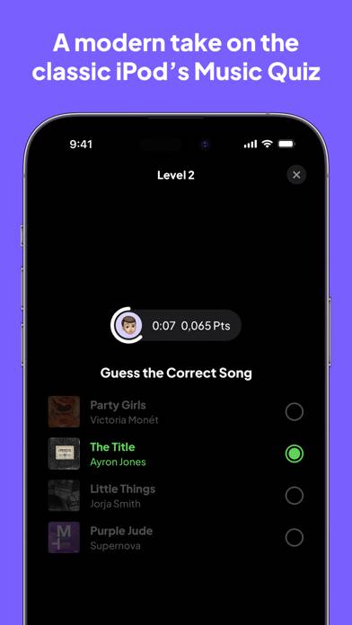 SongCapsule Quiz Schermata dell'app #1