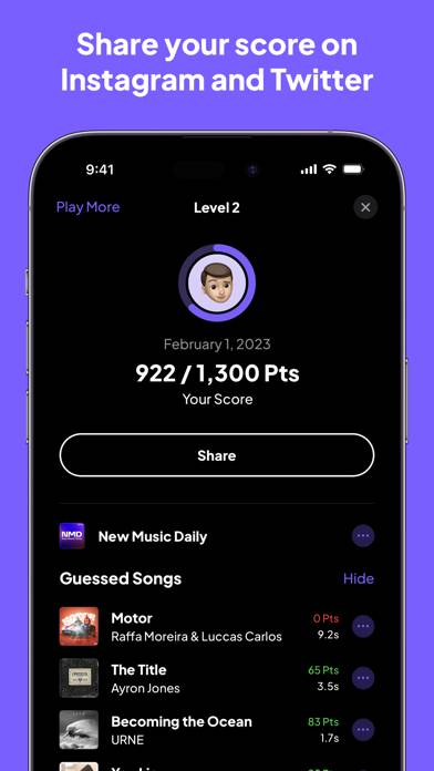 SongCapsule Quiz Schermata dell'app #5