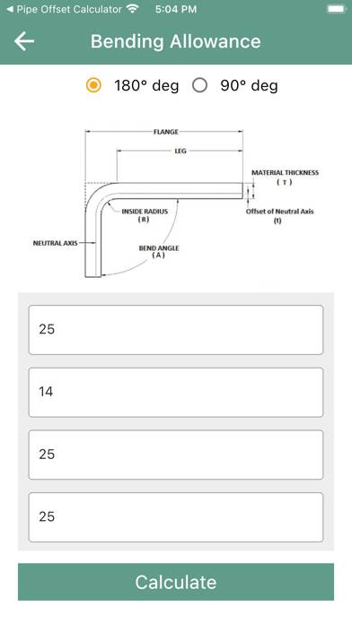 Pipe Offset Calculator & Guide Capture d'écran de l'application #5