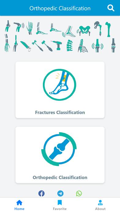 Orthopedic Classification App-Screenshot #1