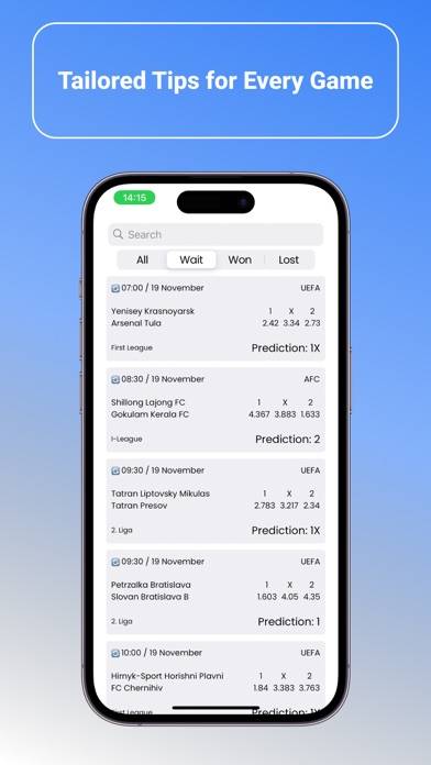 AI Betting Prediction Capture d'écran de l'application #4
