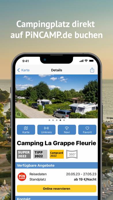ADAC Camping / Stellplatz 2023 Schermata dell'app #4