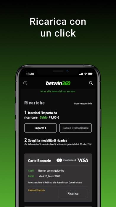 Betwin360 Schermata dell'app #6