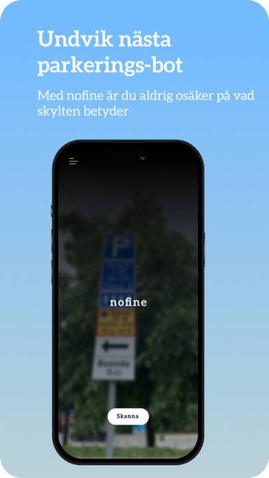 Nofine App skärmdump #1