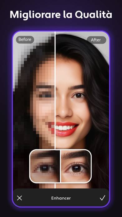 Cosmo: Ritocco del Viso Filtri Schermata dell'app