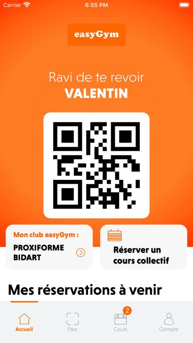 EasyGym Fitness Capture d'écran de l'application