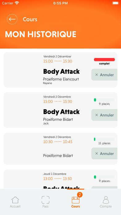 EasyGym Fitness Capture d'écran de l'application