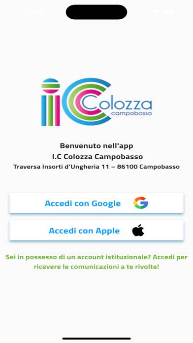 IC Colozza Campobasso Schermata dell'app