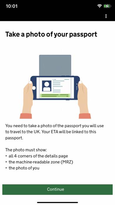 Uk Eta App-Screenshot