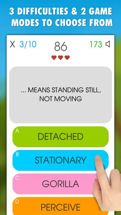 Spelling Bee Word Quiz PRO game screenshot