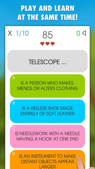 Spelling Bee Word Quiz PRO game screenshot