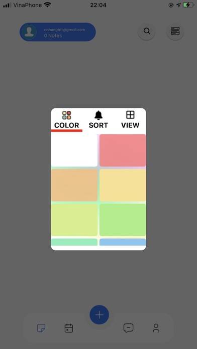SAM Note Sticky & Remind Color Скриншот приложения #1