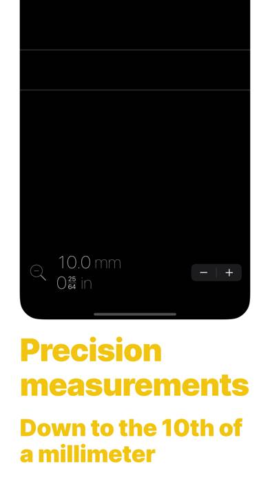 Calipers Tape Measure Captura de pantalla de la aplicación #2