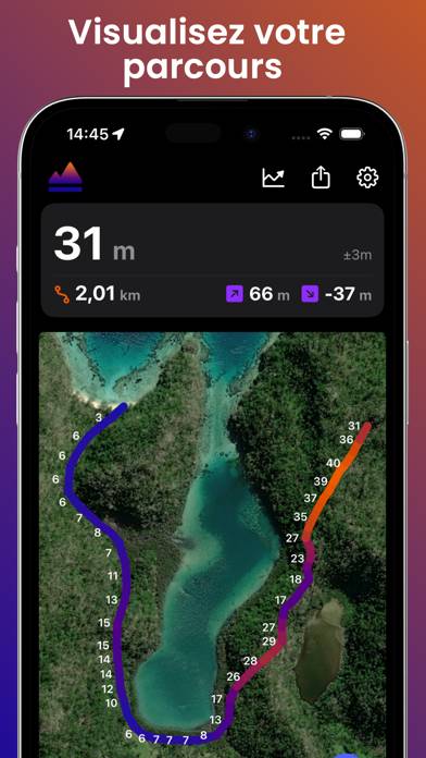 Altitude Tracker Capture d'écran de l'application