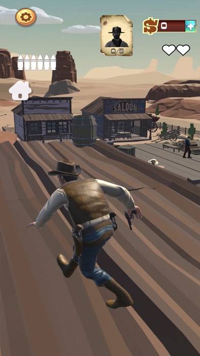 Wild West Cowboy Redemption Captura de pantalla de la aplicación #3