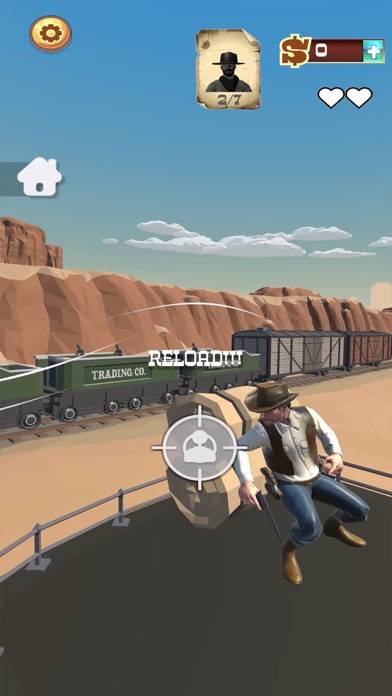 Wild West Cowboy Redemption Captura de pantalla de la aplicación #5