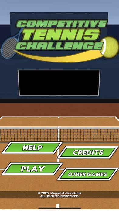 Competitive Tennis Challenge App screenshot #1