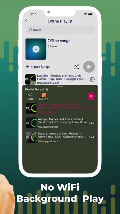 Music App screenshot