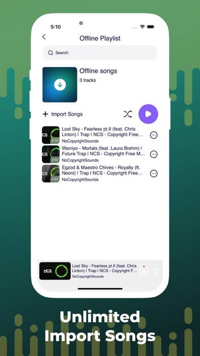 Music App screenshot