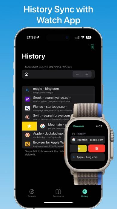 Browser for Watch App-Screenshot #4
