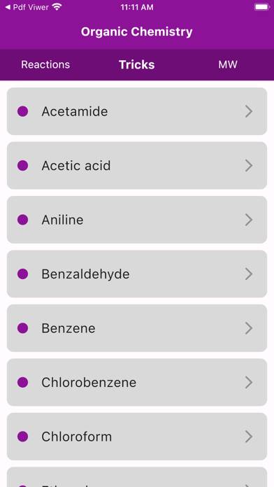 Organic Chemistry & Calculator App screenshot #3