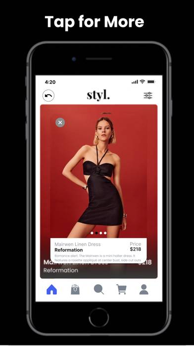 Styl: Swipe to Shop App screenshot #2