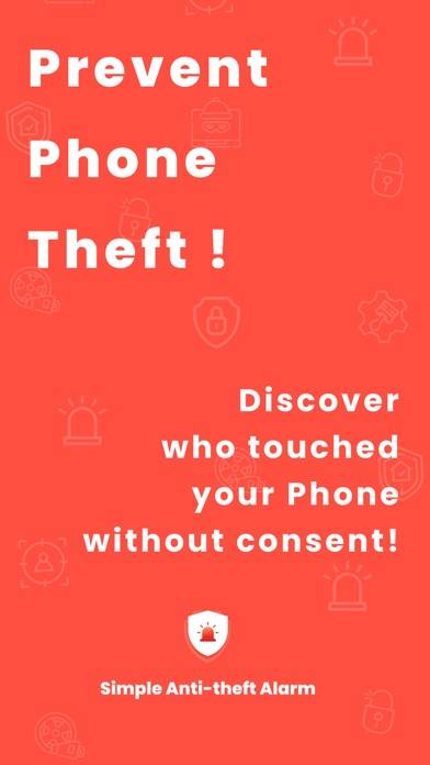 Simple Anti Theft Alarm App-Screenshot #1