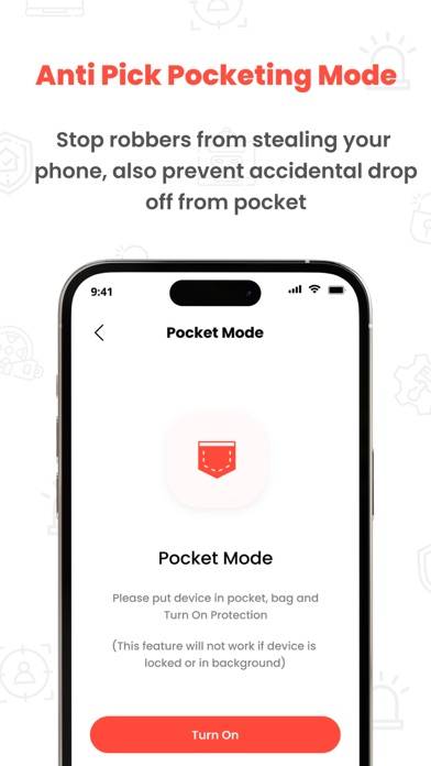 Simple Anti Theft Alarm App screenshot