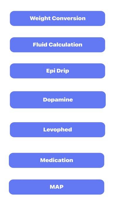 EMS Drip Calc App screenshot