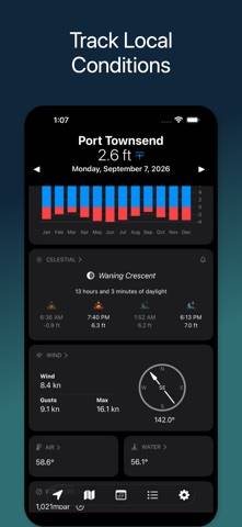 Tides Explorer App screenshot