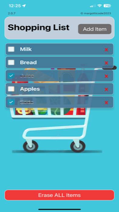 Easy Shopping Lists App screenshot