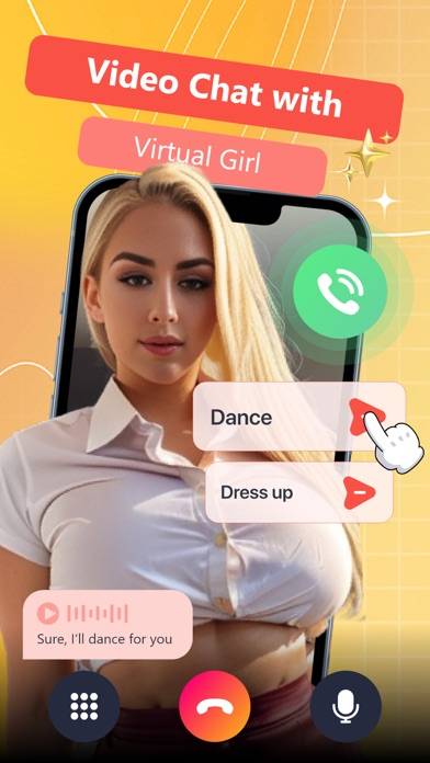 Virtual AI Girlfriend: AI Chat Capture d'écran de l'application #1