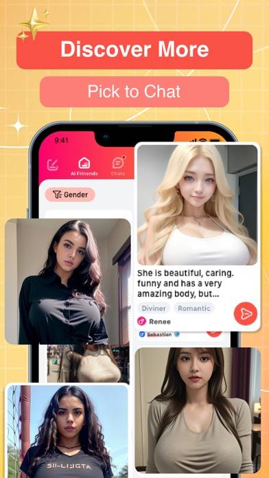 Virtual AI Girlfriend: AI Chat Capture d'écran de l'application #2