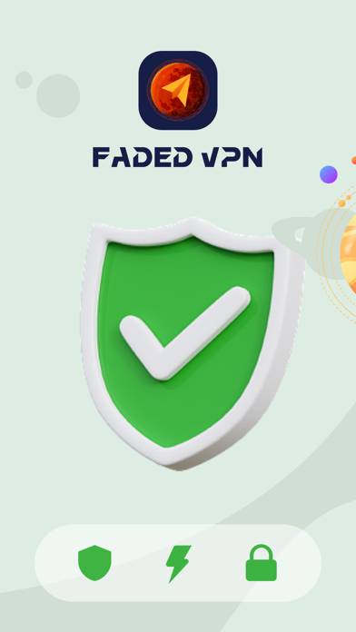 Faded VPN-Global Unlimited Capture d'écran de l'application #1