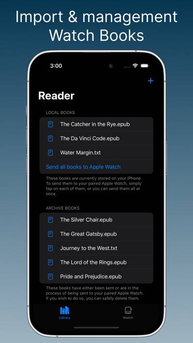 Reader for Watch Captura de pantalla de la aplicación #1