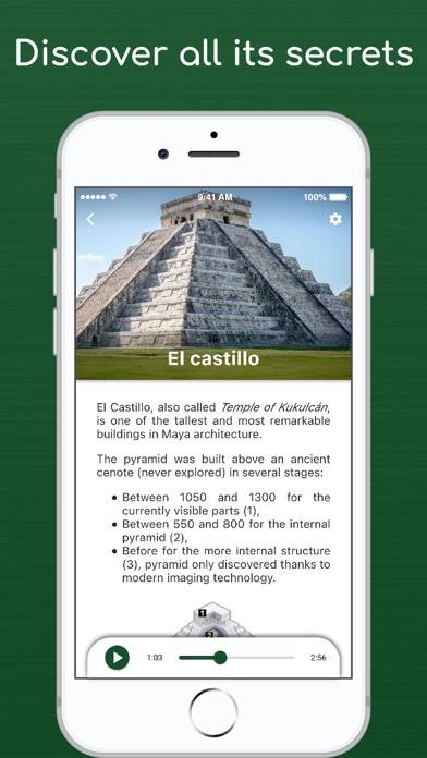 Chichén Itzá audioguide Captura de pantalla de la aplicación #2