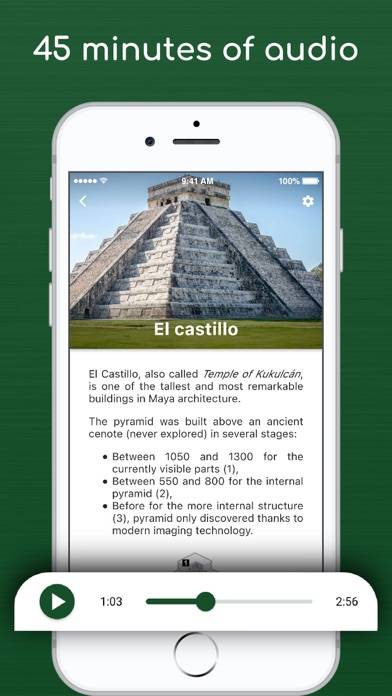 Chichén Itzá audioguide Captura de pantalla de la aplicación #3